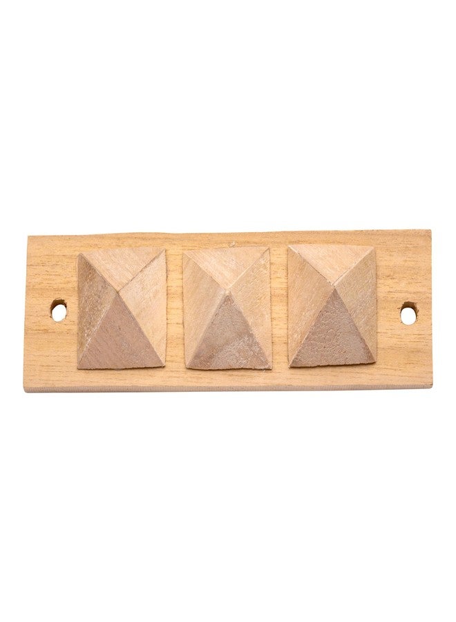 Plus Value Authentic Shriparni Wooden Pyramid Strip for Vastu Dosh Nivaran | Toilet & Bathroom Defects Remedy | Negative Energy Protection | Home Office Vastu Correction Tool | Original | Ready to Use - Image 3